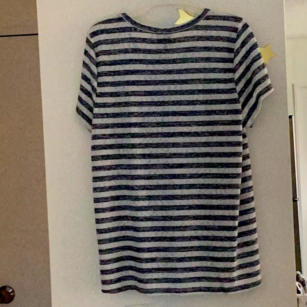 NWT Bobeau Stripped Soft Top in Large - Picture 2 of 7